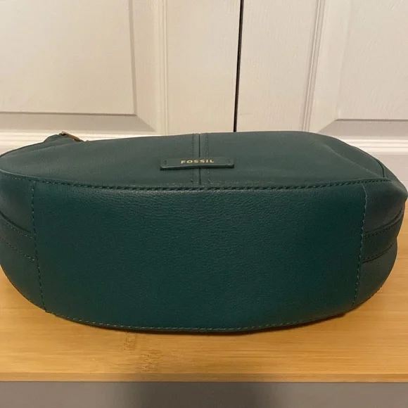 FOR LESLIE🖤FOSSIL🖤Shae Teal Large Hobo/NWOT - Picture 6 of 10